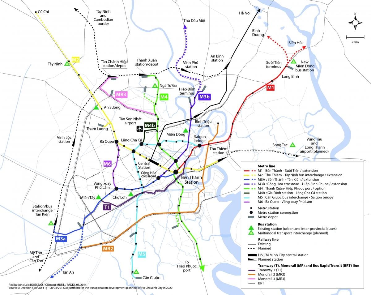 ho chi minh city metro kat jeyografik