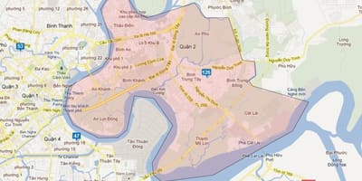 Kat jeyografik nan distrik yo nan hô-chi-minh-vil
